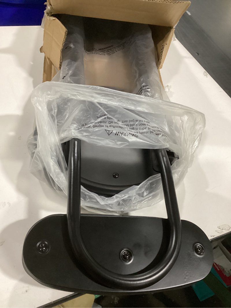 Condition photo showing Good Condition for Folding Stool,Cushioned Padded Folding Bar Stool,24inch black Height Heavy Duty Portable Chair Stool with 300lbs Capacity for Kitchen Living Room Garden Camping Fishing