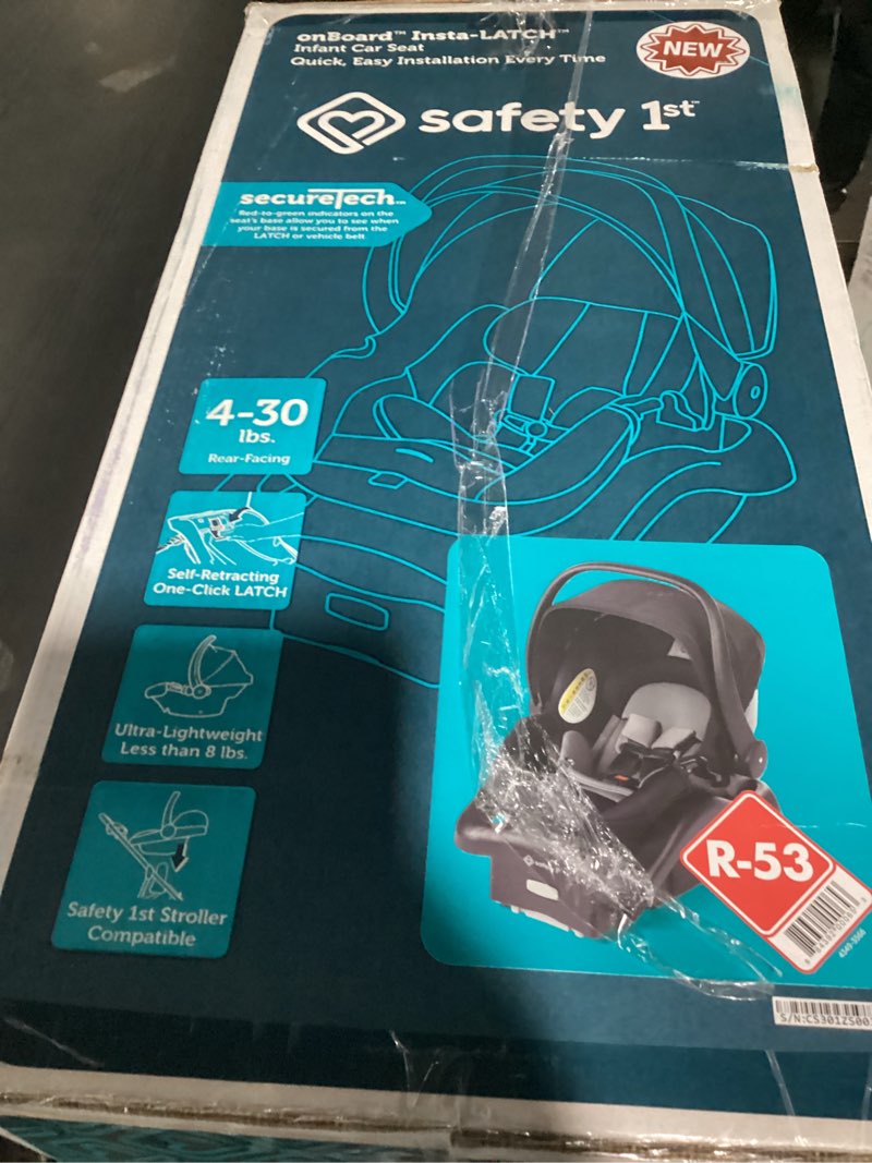 Condition photo showing New/Like New for (similar to) graco snugride lite lx infant car seat, lightweight rear-facing seat for babies 4–30 lb, 4-position adjustable base, latch installation & protectplus engineered, studio