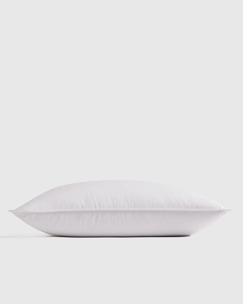 quince luxe goose down pillow standard white
