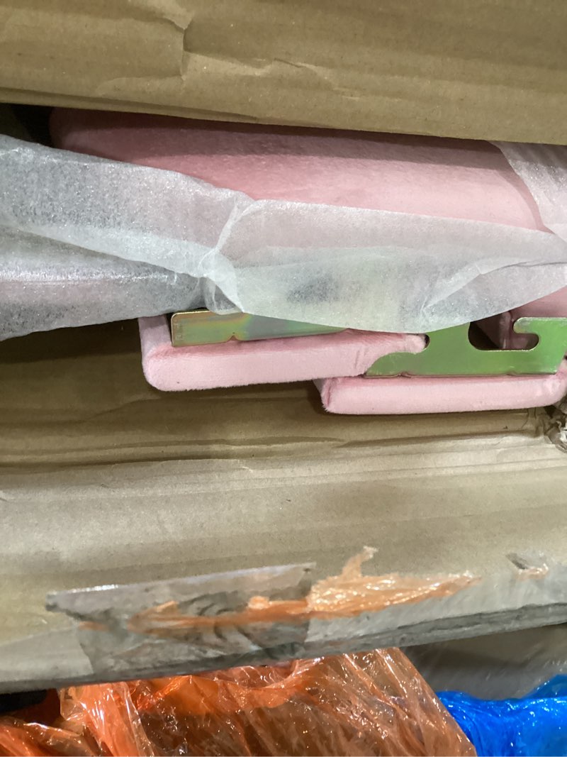 Condition photo showing Good Condition for bellemave twin size daybed with trundle for adults, kids, girls, teens, daybeds with trundle for living room, velvet,pink(mattress not included) twin pink