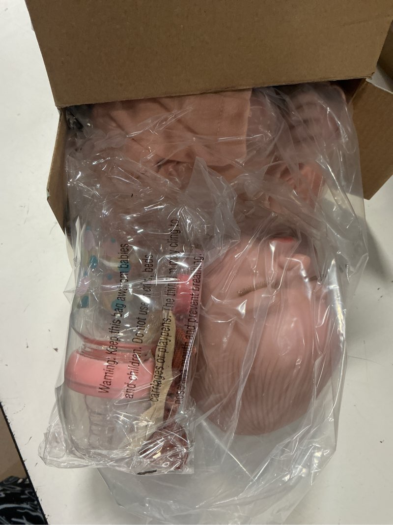 Condition photo showing New/Like New for milidool realistic reborn baby dolls girl-20 inch real life baby doll with poseable soft body, newborn lifelike baby dolls with accessories for 3+ years old kids girls gift, pretend play, collection harper
