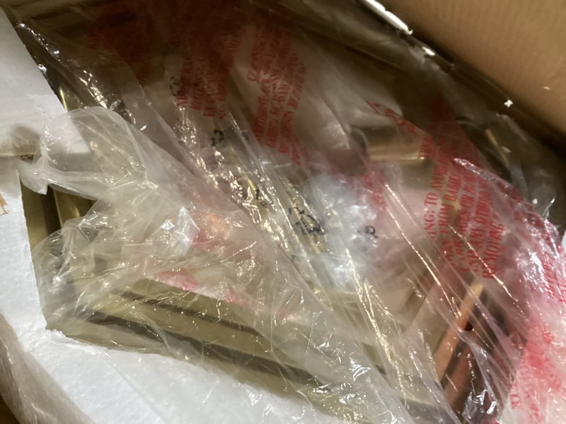 Condition photo showing Good Condition for Westinghouse Lighting 6369700, Champagne Brass Finish Holly One-Light Indoor Pendant, one Size Champange Brass 15-Inch