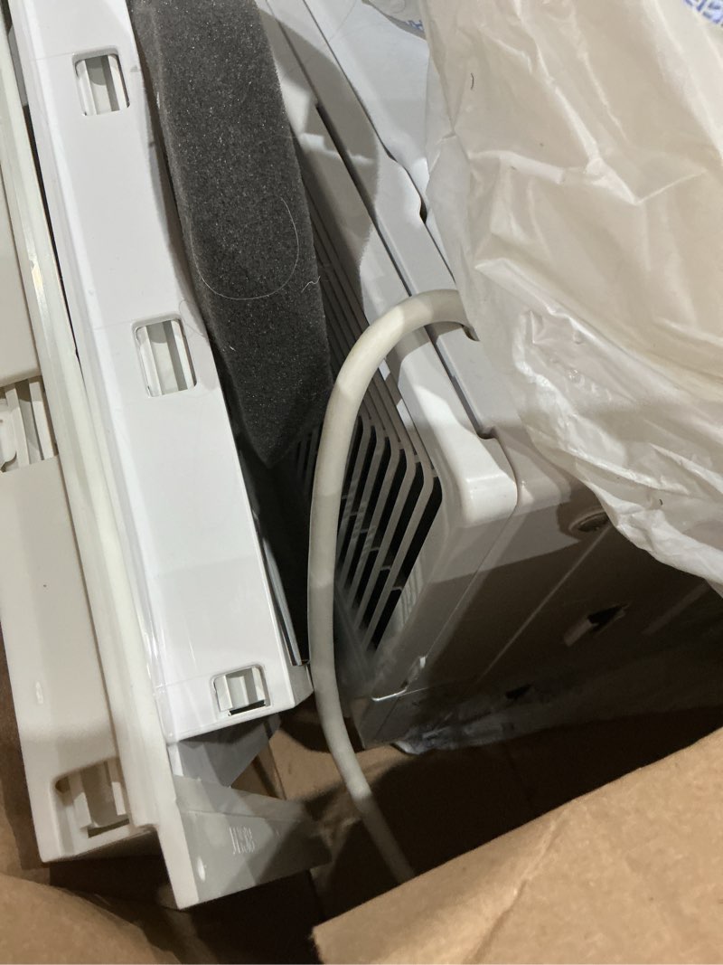 Condition photo showing As Is for (similar to but not exact)hisense wc14w25a window air conditioner, 14,000 btu, white 14,000 btu cool onlyi