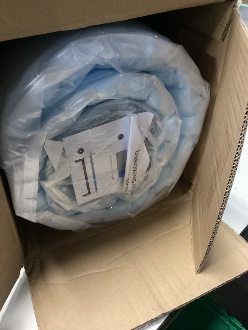 Condition photo showing Good Condition for best price mattress 3 inch ventilated memory foam mattress topper, cooling gel infusion, certipur-us certified, dorm essentials, queen queen 3 inch