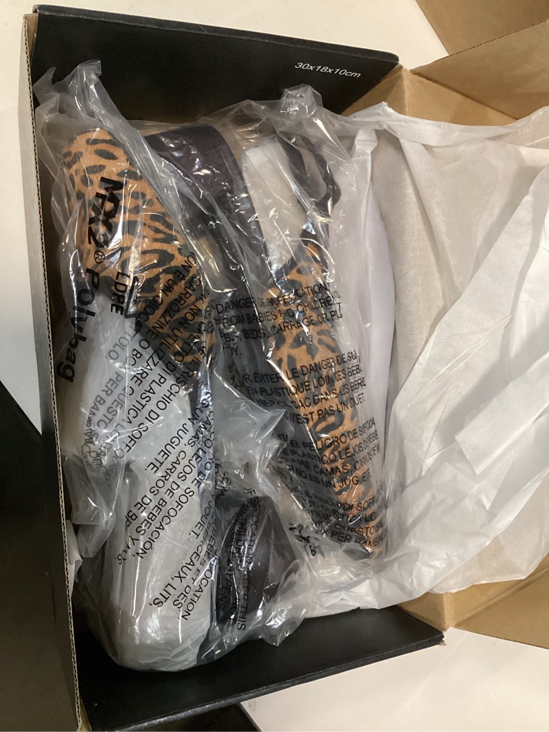 Condition photo showing New/Like New for Naturalizer Womens Jayla 7.5 Wide Animal Print Multi