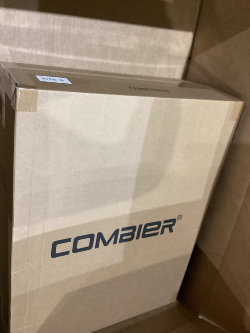 Condition photo showing New/Like New for combier bidet toilet seat with turbo wash, wireless remote and side panel, the heated toilet seat have adjustable heated seat, warm water, air dryer & multiple spray modes cma210s-b (elongated) oval