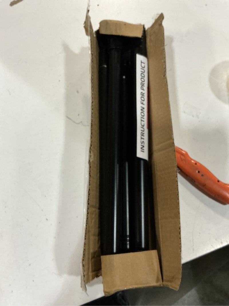 Condition photo showing Good Condition for corklatta matte black shower curtain rod,1 inch diameter stainless steel adjustable spring tension rods 32 to 80",with holders,anti-slip,curtain rods no drilling(1 pack) 32-80 black