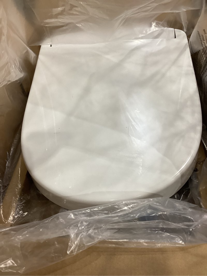 Condition photo showing Good Condition for toto® washlet® s5 electronic bidet toilet seat with instantaneous water heating, premist and ewater+ wand cleaning, round, cotton white - sw3445#01
