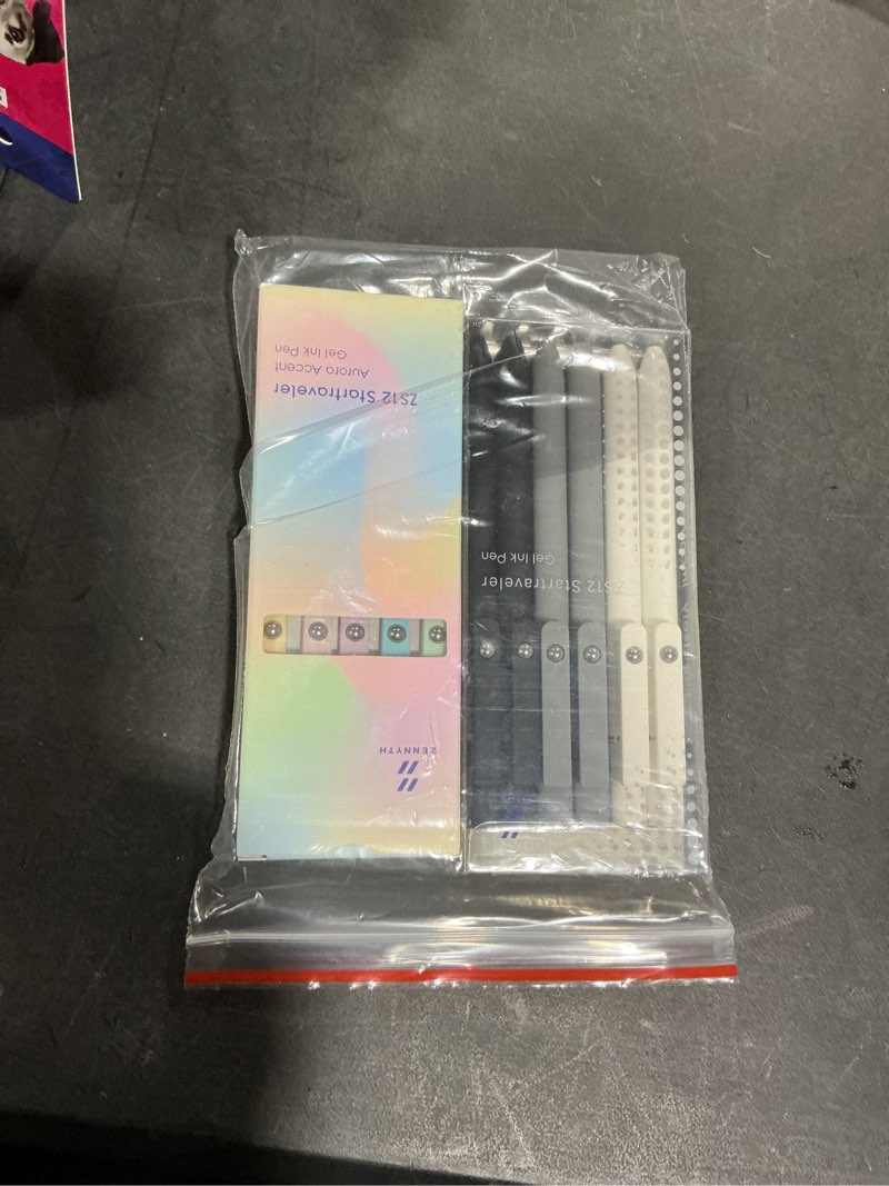 Condition photo showing New/Like New for Donyang 11pcs 0.5mm Gel Pens Cute Black Ink Fine Point Pens With Smooth Writing, Quick Dry Pens For Journaling,Teacher Work Desk Accessories Office Supplies for Men Women, Stocking Stuffers