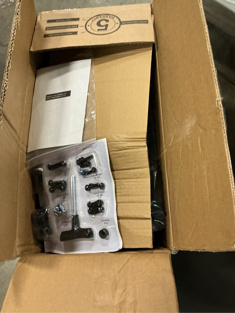 Condition photo showing Good Condition for Ergonomic Office Chair, Mesh Desk Chair with Headrest, Lumbar Support, Thick Seat Cushion, Flip-up Arms, High Back Computer Task Chairs for Home Office (English, Black/Silver) Black/Silver English