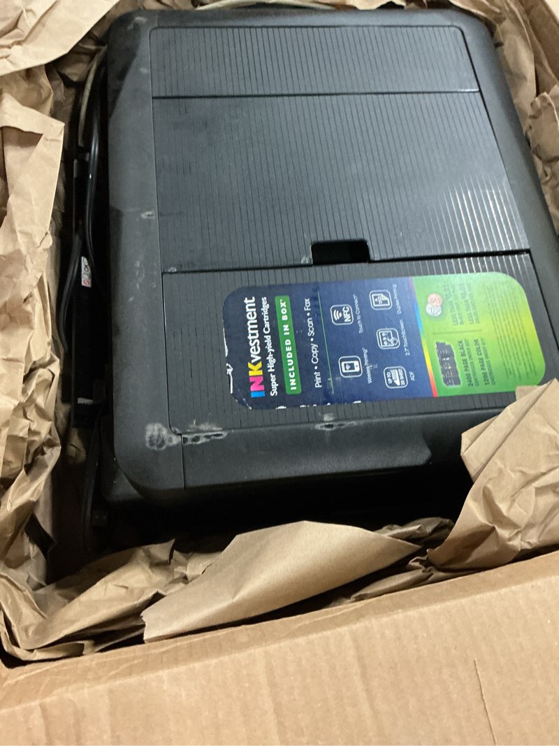 Condition photo showing As Is for brother inkvestment tank 980 wireless and ethernet color inkjet all-in-one printer with multipurpose tray | includes up to 3 years of ink in-box(1) and limited warranty(2) (mfc-t980dw)
