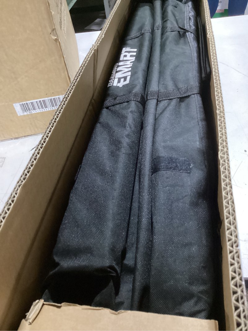 Condition photo showing Good Condition for EMART Backdrop Stand, 10x10ft Width Adjustable Photography Background Support Poles with Heavy Duty Flat Base, Photo Metal Steel Pipe and Drape Frame Kit for Parties Birthday Wedding - Black 10x10ft Black