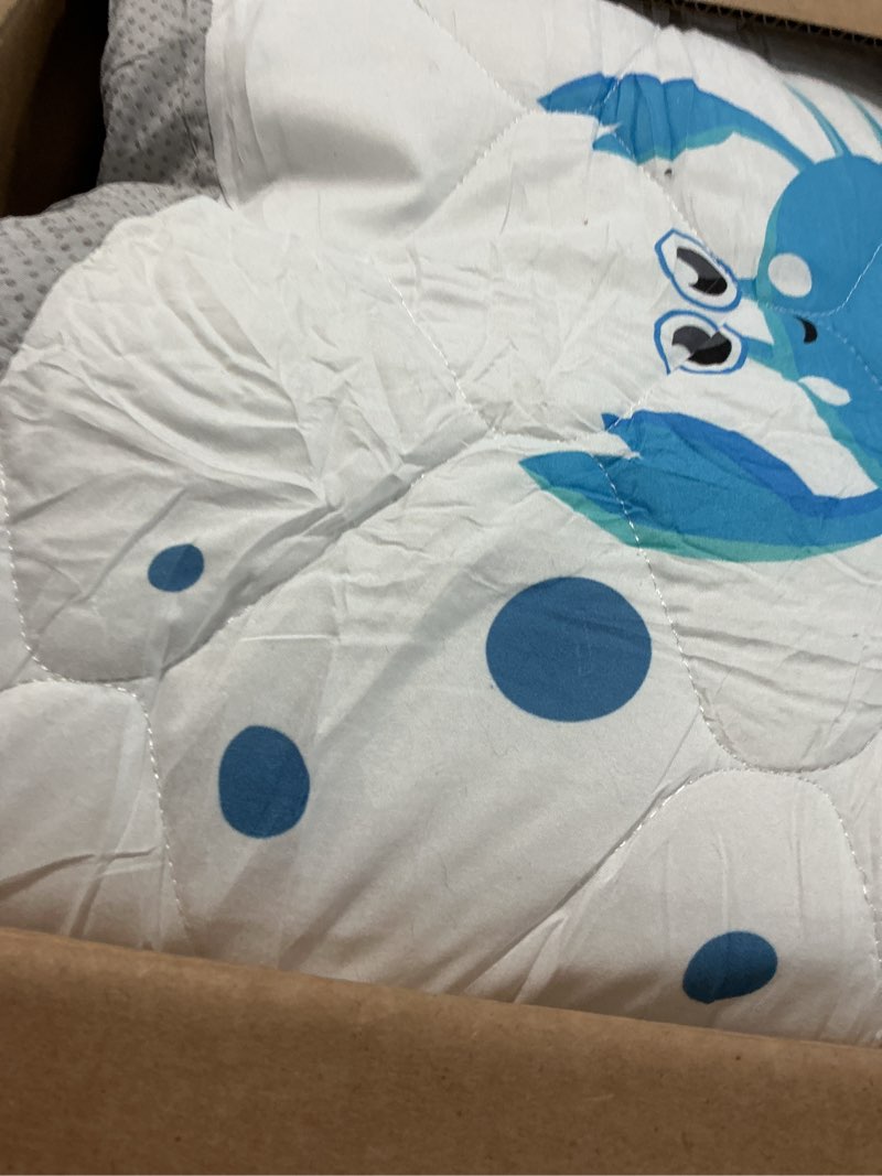 Condition photo showing Good Condition for TINYHARBO Premium Foam Baby Play Mat 50x50 – Removable & Machine Washable Cover, Extra Thick Padding Playpen Mat, Non-Slip Crawling Mat, Easy to Clean for Infants, Toddlers & Babies Ocean Friends 50" x 50"