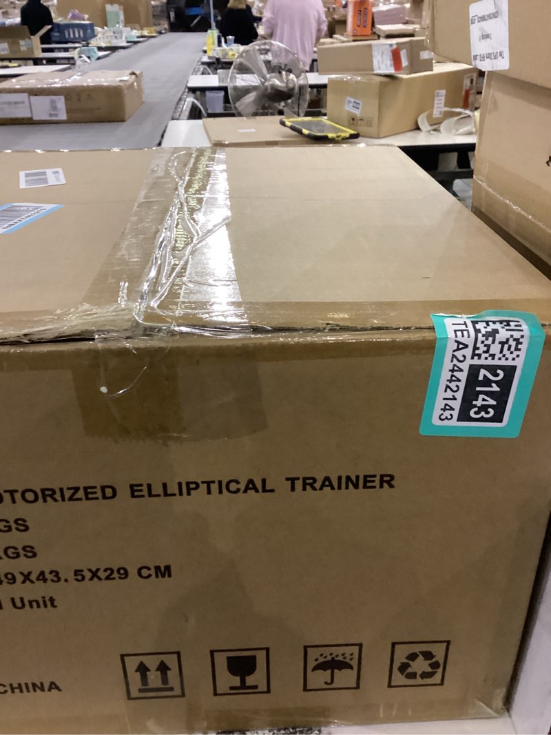 Condition photo showing New/Like New for Under Desk Elliptical Machine, Electric Elliptical Leg Exerciser for Seniors with 12 Adjustable, Portable Quiet Elliptical Exercise Machine, Seated Pedal Exerciser with Remote Control