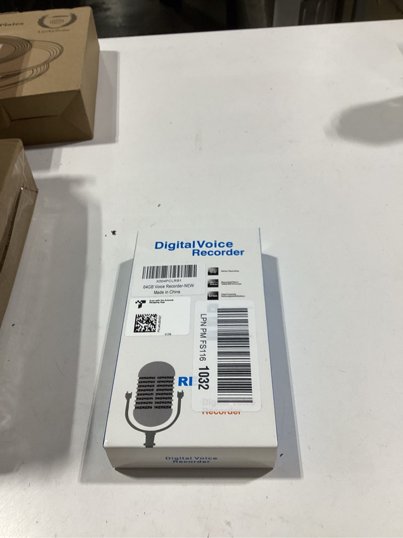 Condition photo showing New/Like New for 64gb (7200hrs) voice recorder w/type-c, voice activated recorder with ai-intelligent noise reduction, audio recording device 90 days storage capacity for lectures meeting, class, work, interviews