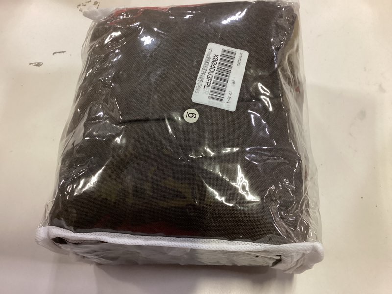 Condition photo showing New/Like New for SHINELAND Dark Taupe Brown Linen Curtains for Living Room, Modern Ash Grey Brown Farmhouse Textured Sheer Winter Curtains for Bedroom, Wide 50 x 84 Inches Long, 2 Panels 50"W x 84"L (Pack of 2) Dark Brown