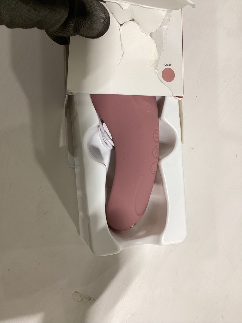 Condition photo showing As Is for momcozy rolling lactation massager with heat, 3-in-1 real-like massage for relieve clogged ducts, breast massager warming for breastfeeding, improve milk flow, dusty rose red pack of 1