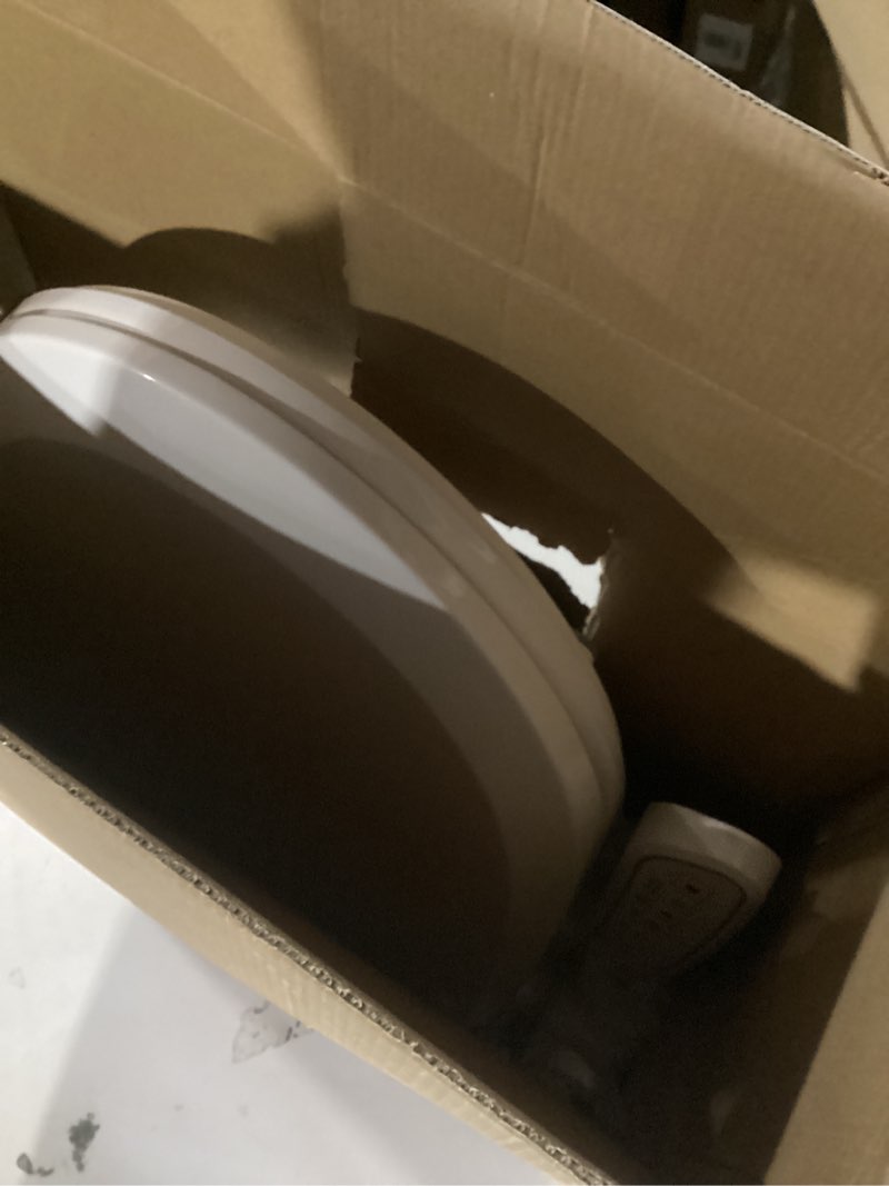 Condition photo showing New/Like New for zmjh zma102 bidet toilet seat, unlimited warm water, vortex wash, electronic heated, warm air dryer, rear and front wash, led light, need electricity, white, (elongated)