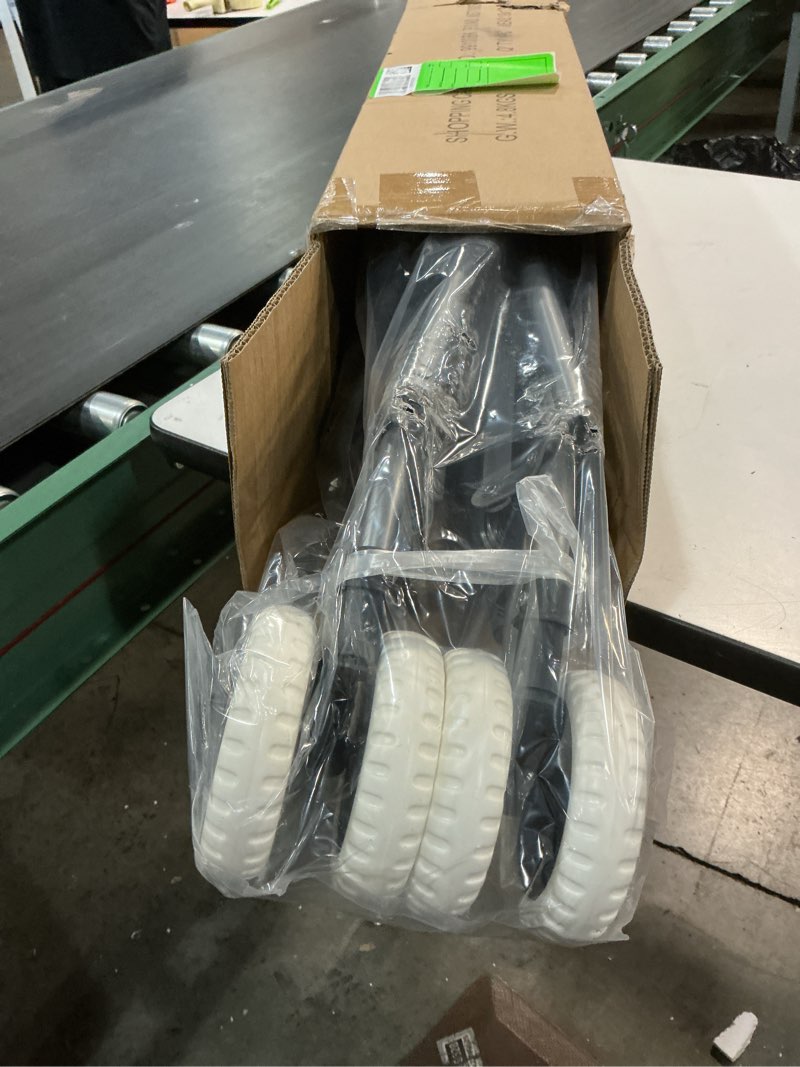 Condition photo showing New/Like New for Wellmax WM99100 Series Folding Shopping Cart with Wheels, Grocery Cart with Removable Canvas with Cover, Lightweight Utility Cart for Groceries and Laundry - Holds up to 120 lbs (Black)