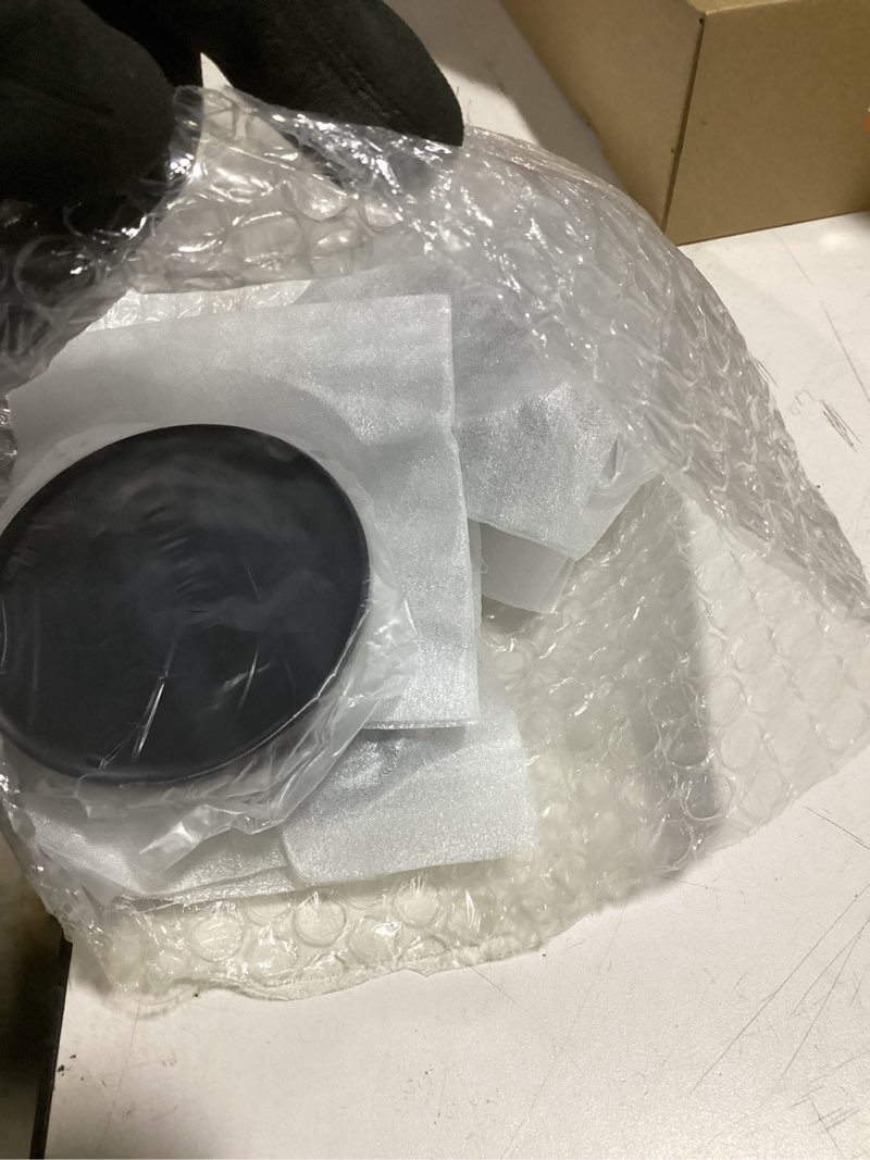 Condition photo showing Good Condition for 2.9inch 75mm wheel center caps, pack of 4 (gloss black, outer 75mm, inner 73mm, easy diy installation) outer 74.5mm , inner 73.2mm gloss black