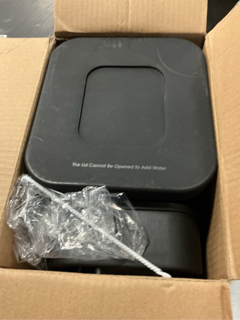 Condition photo showing As Is for gardner pet 2.2 gallon automatic dog water bowl dispenser 8.5l gravity water feeder with stainless steel bowl & maifan stone filter, bpa-free for for cats and dogs (black, 2.2 gallon) black 2.2 gallon