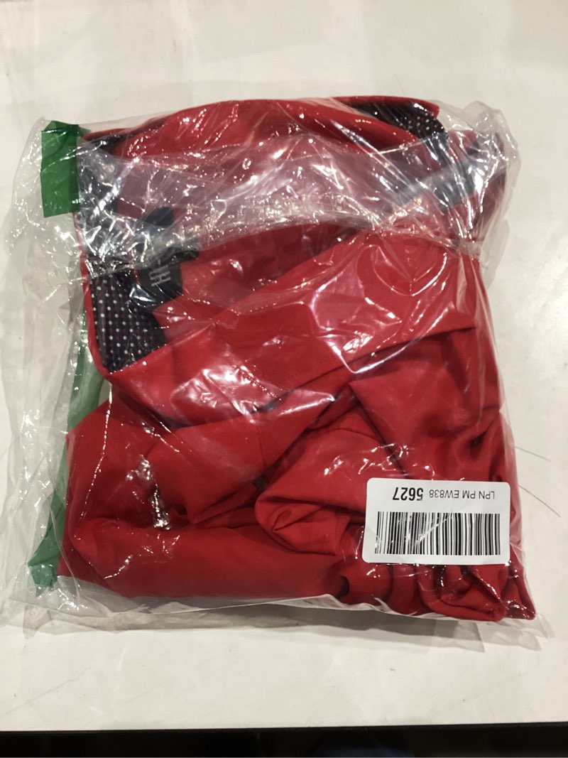 Condition photo showing New/Like New for Dubulle Solid Mens Dress Shirt Satin Long Sleeve Business Casual Button Down Shirt with Pocket for Men Red and Black Small