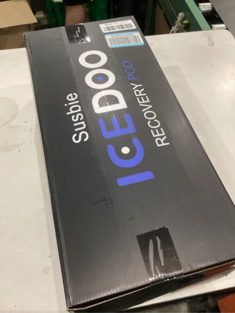 Condition photo showing New/Like New for New Upgrade XL 175-Gallon Oval Ice Bath Tub - 6 Layered Portable Bathtub, Drop-In Bathtubs Foldable with Cover Cold Plunge Tub for Athletes, Home Gym, Outdoor Recovery Use - Black