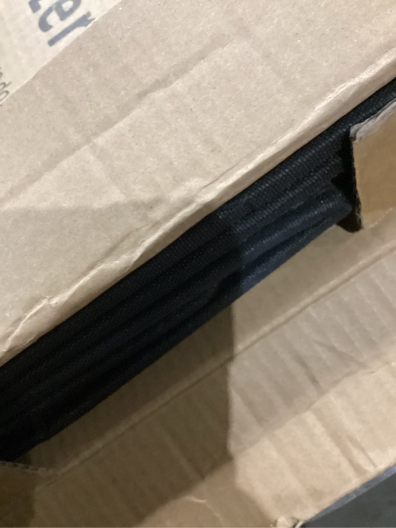 Condition photo showing As Is for car organizers for trunk for suv sedan, leather storage box,extra large,magnetic lid,collapsible and adjustable, s004, black extra large black