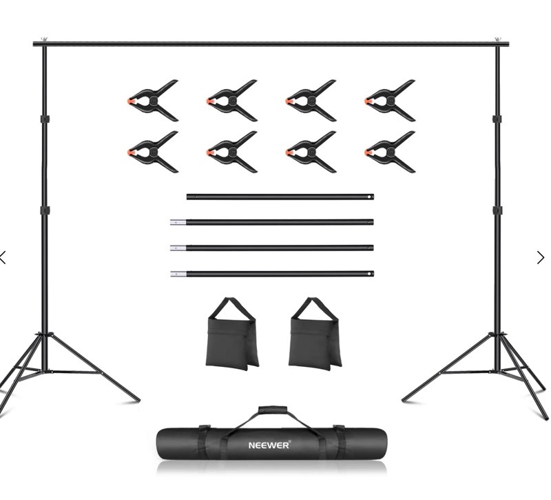 neewer 3x2.1m / 10x7ft background support system