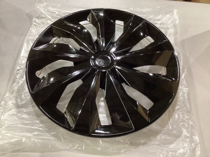 Condition photo showing Good Condition for hubcaps wheel cover replacement r16 size hub cap universal-fit steel wheel rim caps abs tire covers for most cars trucks sedans suv -set of 4?16-inch?black? tt-black 16-inch