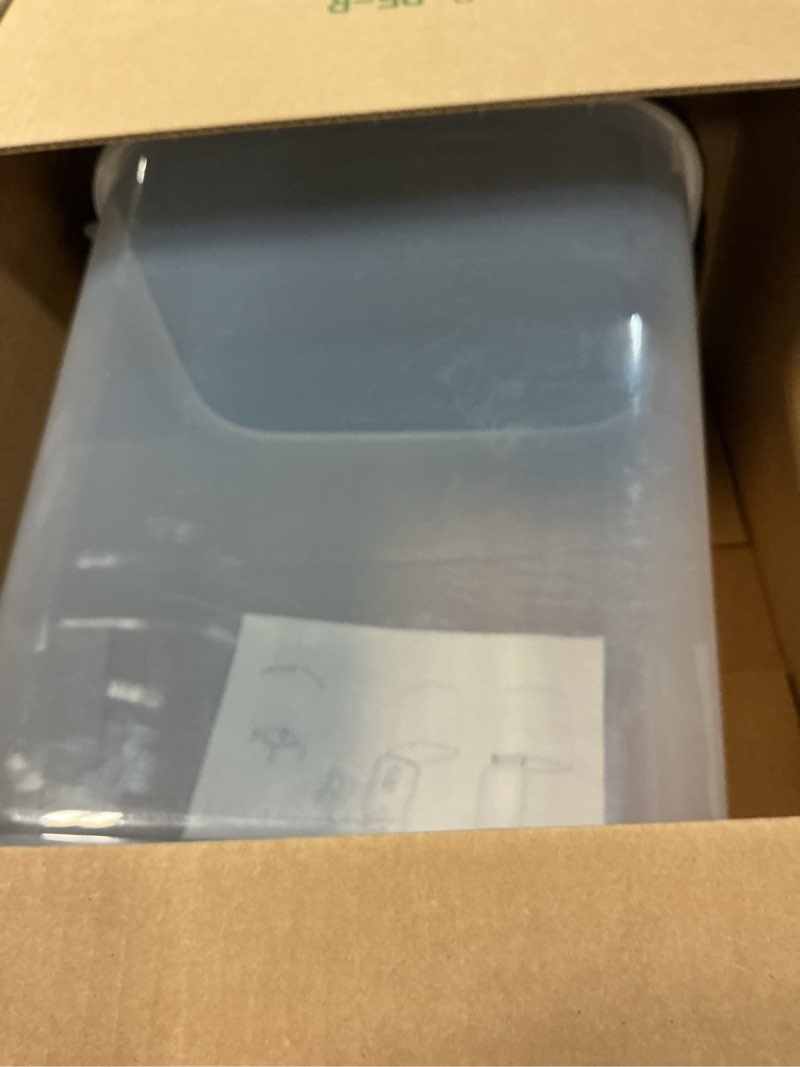 Condition photo showing As Is for amazon basics pet food storage container 50lbs 50lbs 1