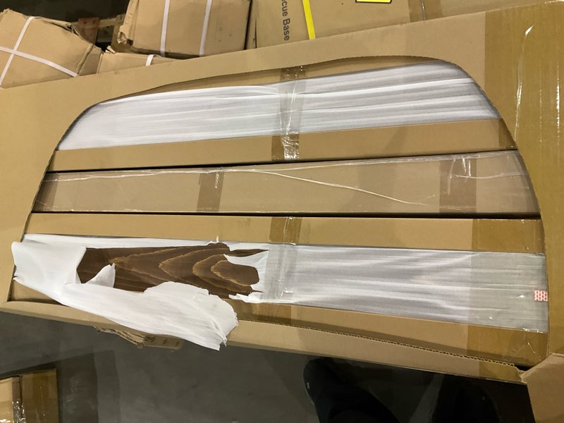 Condition photo showing Good Condition for 60 in. x 84 in. Mid-Bar Series Colonial Maple Stained DIY Wood Double Bi-Fold Barn Doors with Sliding Hardware Kit Colonial Maple 84"X60"