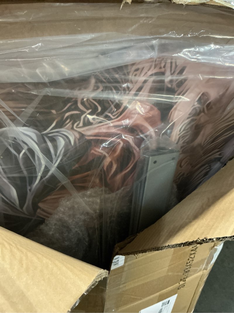 Condition photo showing New/Like New for Shimeyao Lighted Metal Christmas Outdoor Nativity Scene Yard Sign 55 Inch Large Lifelike Holy Family Manger Yard Sign with Stakes Jesus Joseph Mary Nativity Outdoor Decorations for Lawn Garden Decor 55 Inch Family