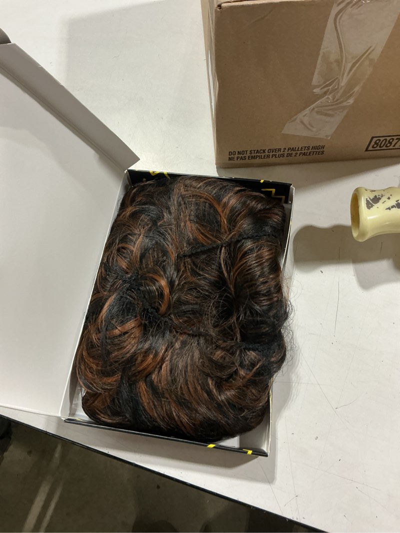 Condition photo showing Good Condition for moonshow short wigs for black women brown pixie cut wig short straight pixie hair wig for women 1b/30 colored layered synthetic auburn brown pixie haircut wigs for black women natural auburn
