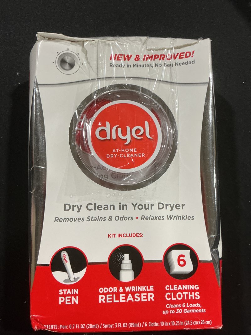 Condition photo showing New/Like New for dryel At-Home Dry Cleaner Starter Kit, Gentle Laundry Care for Special Fabrics and Dry-Clean-Only Cl