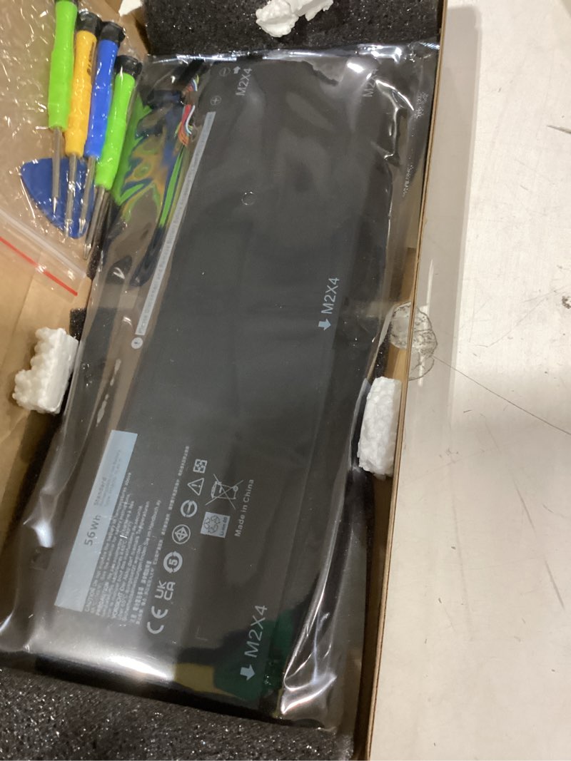 Condition photo showing New/Like New for h5h20 battery replacement for dell xps 15 9550 9560 9570 9590 precision 5510 5520 5530 5540 inspiron 7501 7590 7591 series laptop 6gpty 62mjv m7r965d91c 56wh 11.4v 4946mah