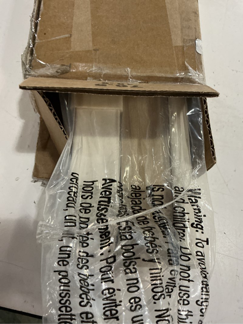 Condition photo showing New/Like New for lazblinds cordless cellular shades, no tools no drill light filtering honeycomb shades pleated blinds for windows, 30.5'' w x 48'' h, cream light filtering-cream 30 1/2'' w x 48'' h