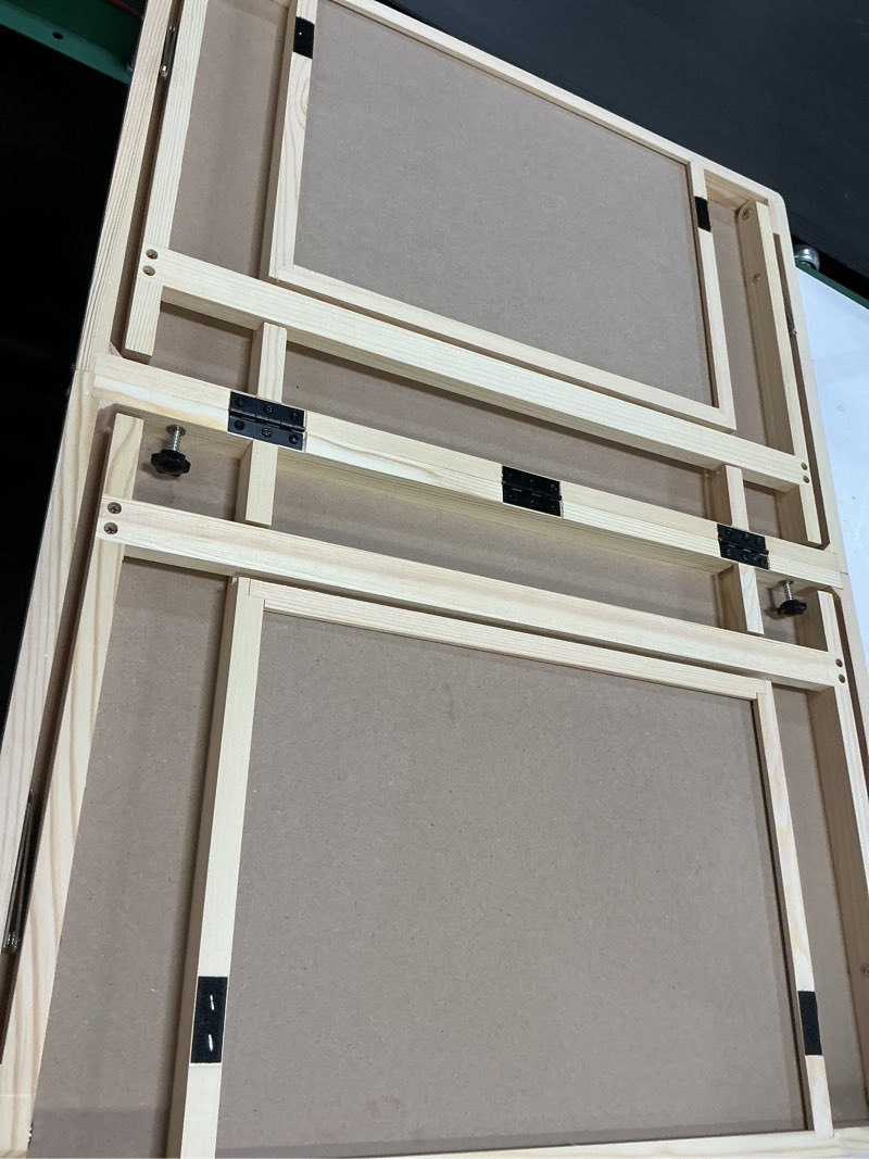 Condition photo showing Good Condition for 500 Piece Puzzle Board with Drawers, Small Puzzle Board 14" x 28" Jigsaw Puzzle Table with Cover Mat, 4 Drawers, Small Puzzle Table, Birthday Gifts 500pcs