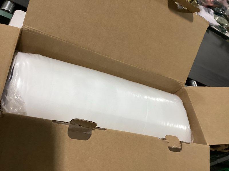 Condition photo showing New/Like New for serta hotel collection bed pillows queen/standard size set of 2, 400 thread count 100% cotton cover, medium firm, support gusseted down alternative pillow for back, stomach or side sleepers, 18" x 26"