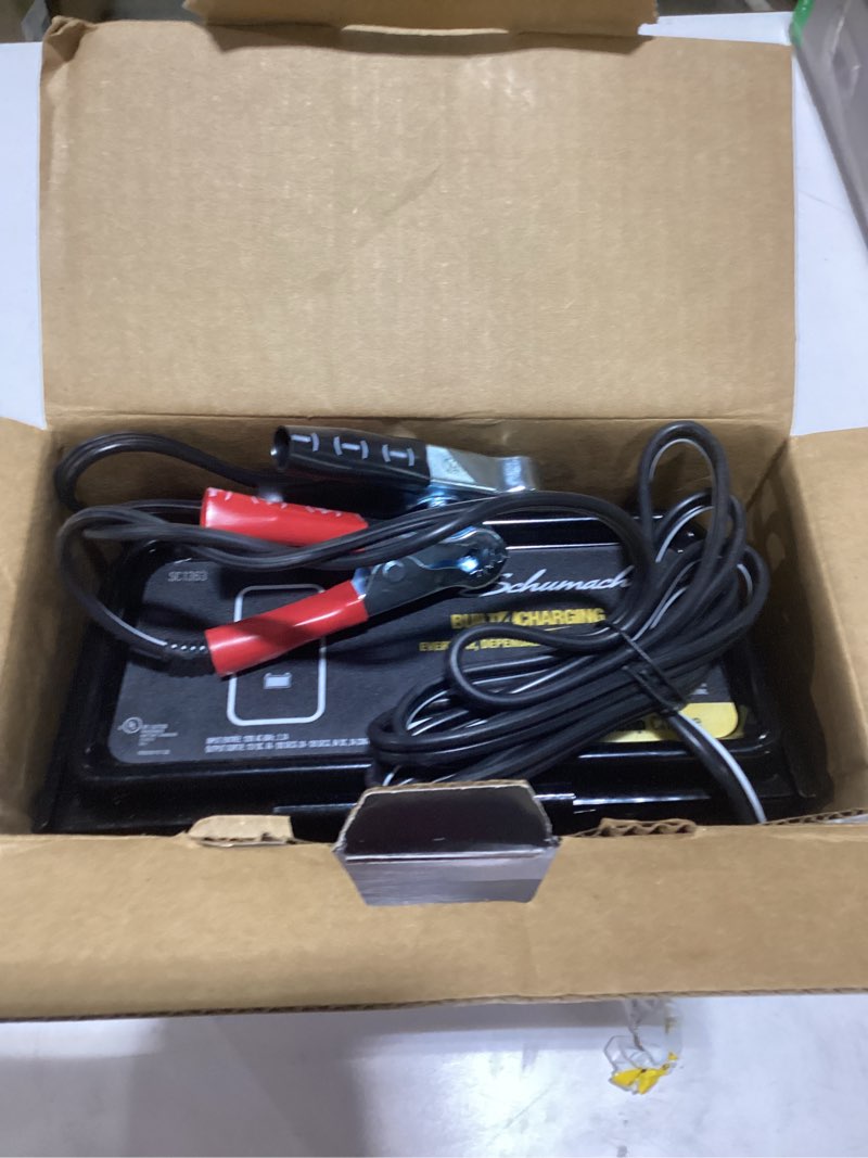Condition photo showing As Is for Charge Xpress SCUSC1363 8-2 Amp Battery Charger