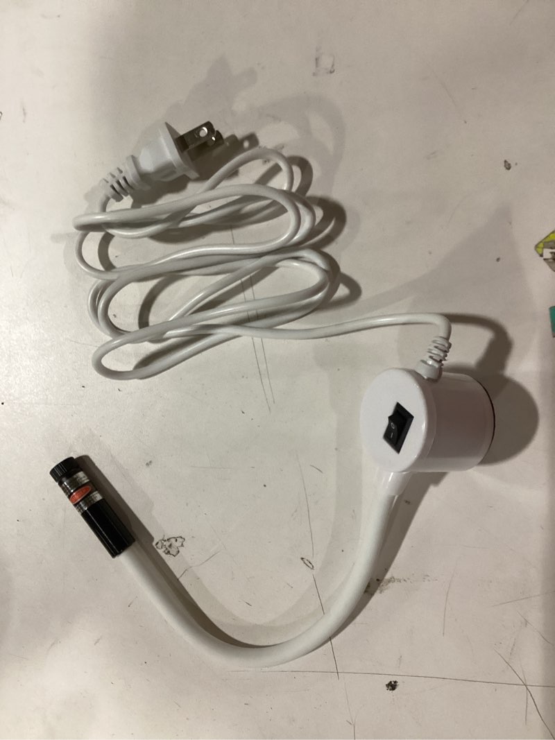 Condition photo showing Good Condition for Magnetic Positioning Quilting Light for Sewing Machine Laser Miter Saw Seam Accessories Guide Stitch Straight Line Red with Accurate Alignment Sticker Heat Press Marking System Lazer (Crosslight-USB) White-USB