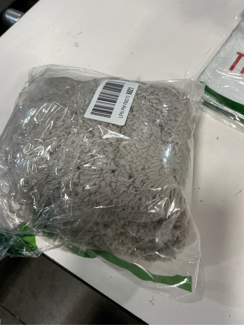 Condition photo showing Good Condition for Microfiber Elongated Toilet Seat Cover 19.5"x 15" Machine Washable Solid Toilet Lid Cover Adjustable Rubber Backing Fits Only 18-19.5" L x 14-16" W Elongated Toilet Seat Light Grey 19"Lids