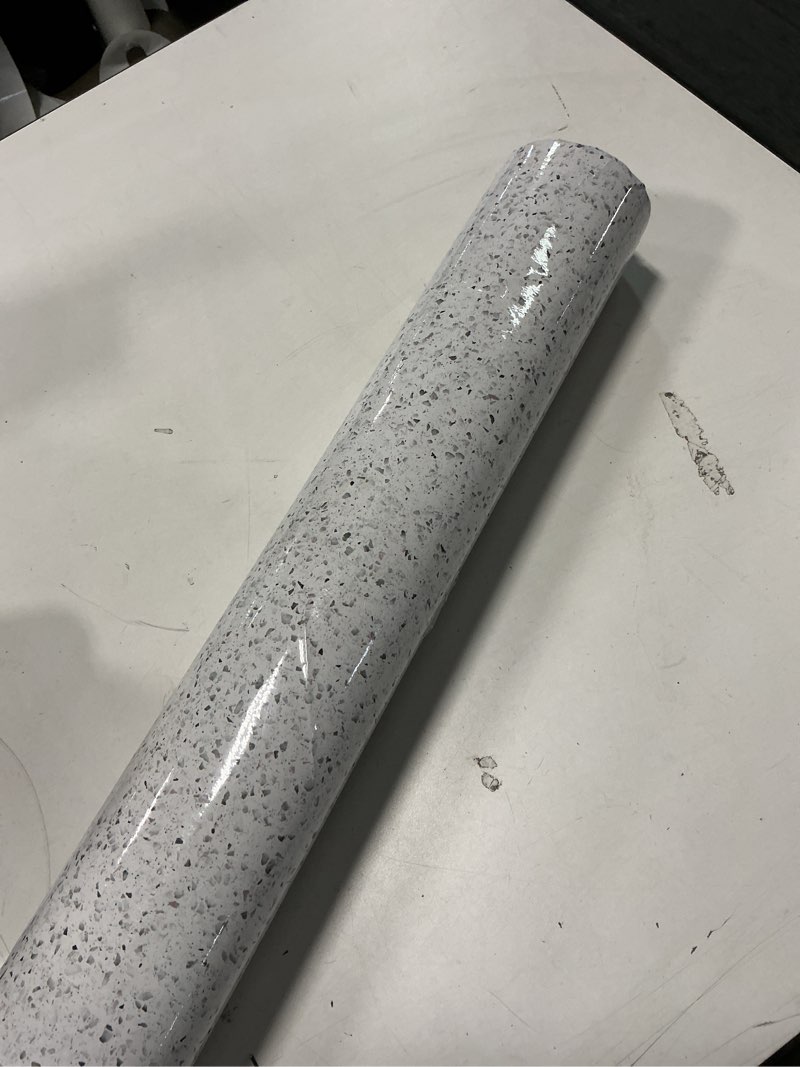 Condition photo showing Good Condition for Similar VEELIKE 15.7''x118'' Granite Contact Paper for Countertops Waterproof Self Adhesive Grey Granite Wallpaper Peel and Stick Countertops for Kitchen Bathroom Counter Top Removable Decorative Film Vinyl 15.7\" x 118\" Gray