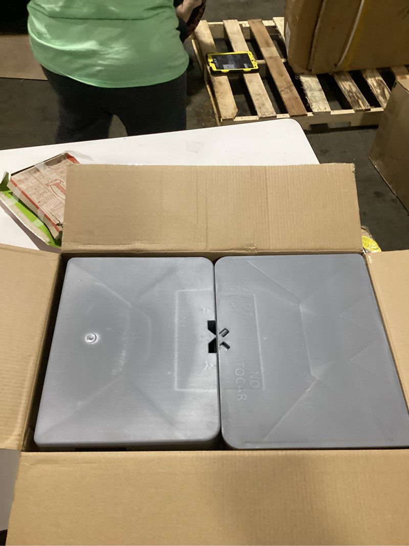 4 Pack Rat Bait Stations with key - Reusable Rodent Station for Indoor Outdoor Garden Warehouse Gara