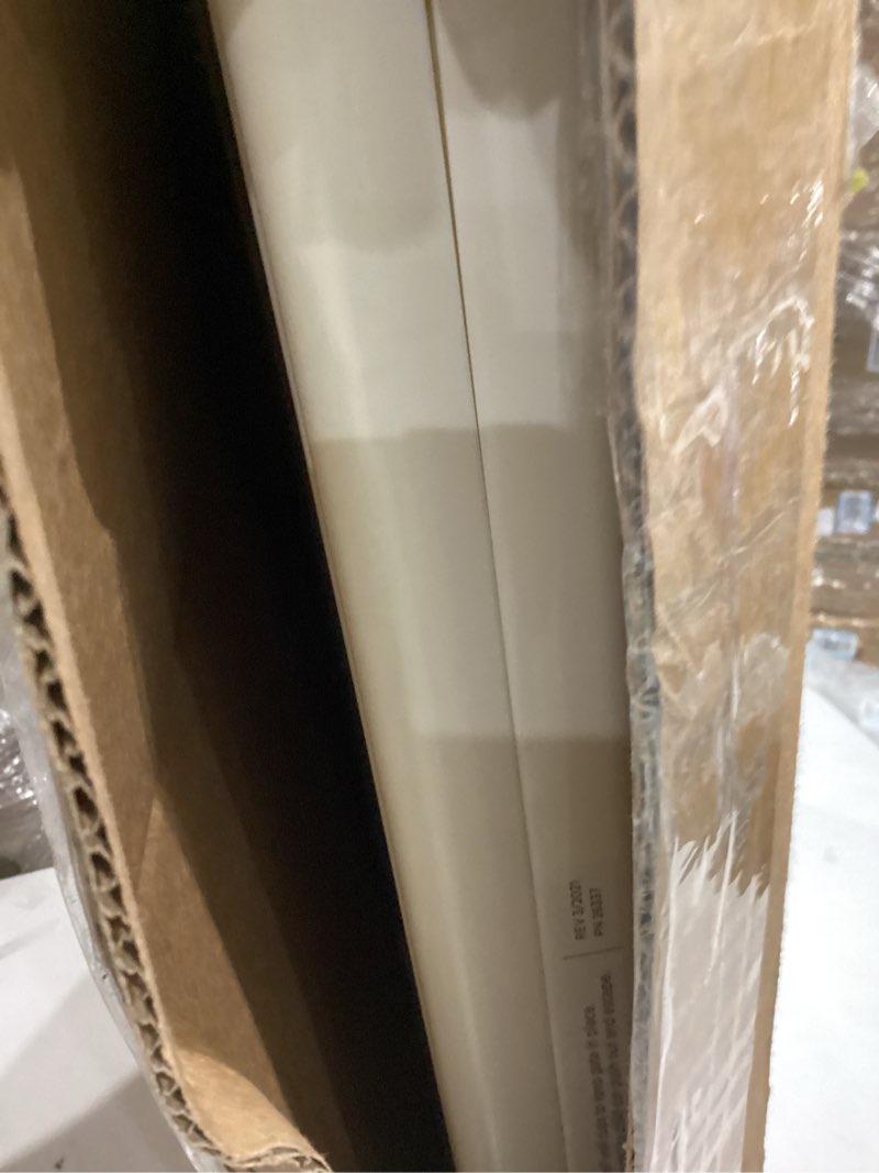 Condition photo showing New/Like New for Toddleroo by North States - Supergate Ergo Baby Gate: Plastic Baby Gate for Stairs & Doorways - Adjustable Indoor Safety Gate - Made in USA - 26 to 42 Inches Wide - 26 Inches Tall - Ivory