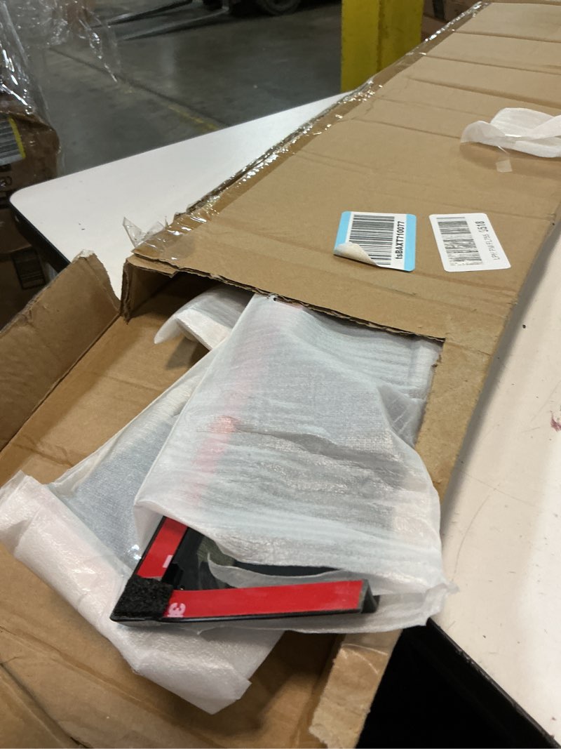Condition photo showing Good Condition for 4pcs smoke tint with chrome trim window visors compatible with 16-22 lexus rx350 rx450h al20 outside mount tape on/clip on style pvc sun rain guard vent 16-22 rx350 rx450h