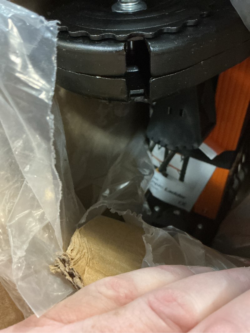 Condition photo showing Good Condition for 16.5 FT Telescoping A Frame Ladder, 8 Step, ANSI Certified, Type IA Heavy Duty, 330lbs Max Capacity, Aluminum Extension Ladder for Home, Roof, RV; Orange Orange 16.5 FT-A Frame