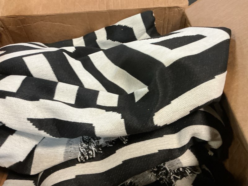 Condition photo showing Good Condition for handontime boho sofa covers for dogs black couch sofa covers for 3 cushion couch sofa beige chenille sofa slipcover washable sectional l shaped covers pets protector furniture covers, 71\" x134\" 71\" x 134\" tassel:black 3 pcs