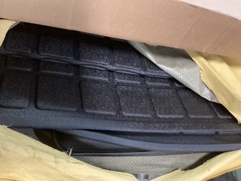 Condition photo showing Good Condition for Cargo Mat with Backrest Protection for 2026 KIA Sportage?fit for Fuel&Hybrid?,TPE All Weather Protection Cargo Liner with Velcro Rear Seats Backrest car Accessories-Black For 2026 Sportage 2-ni-1 cargo mat