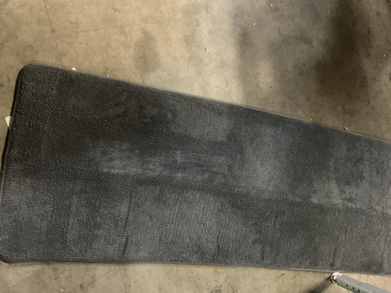 Condition photo showing Good Condition for Mayfield Premium Machine Washable Abstract AMF1058 Gray 2X5’. Area Rug